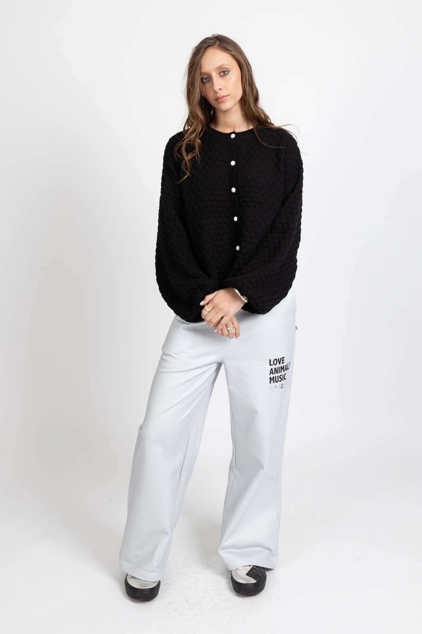 Notvoiceo Honeycomb Cardi - Notvoiceo