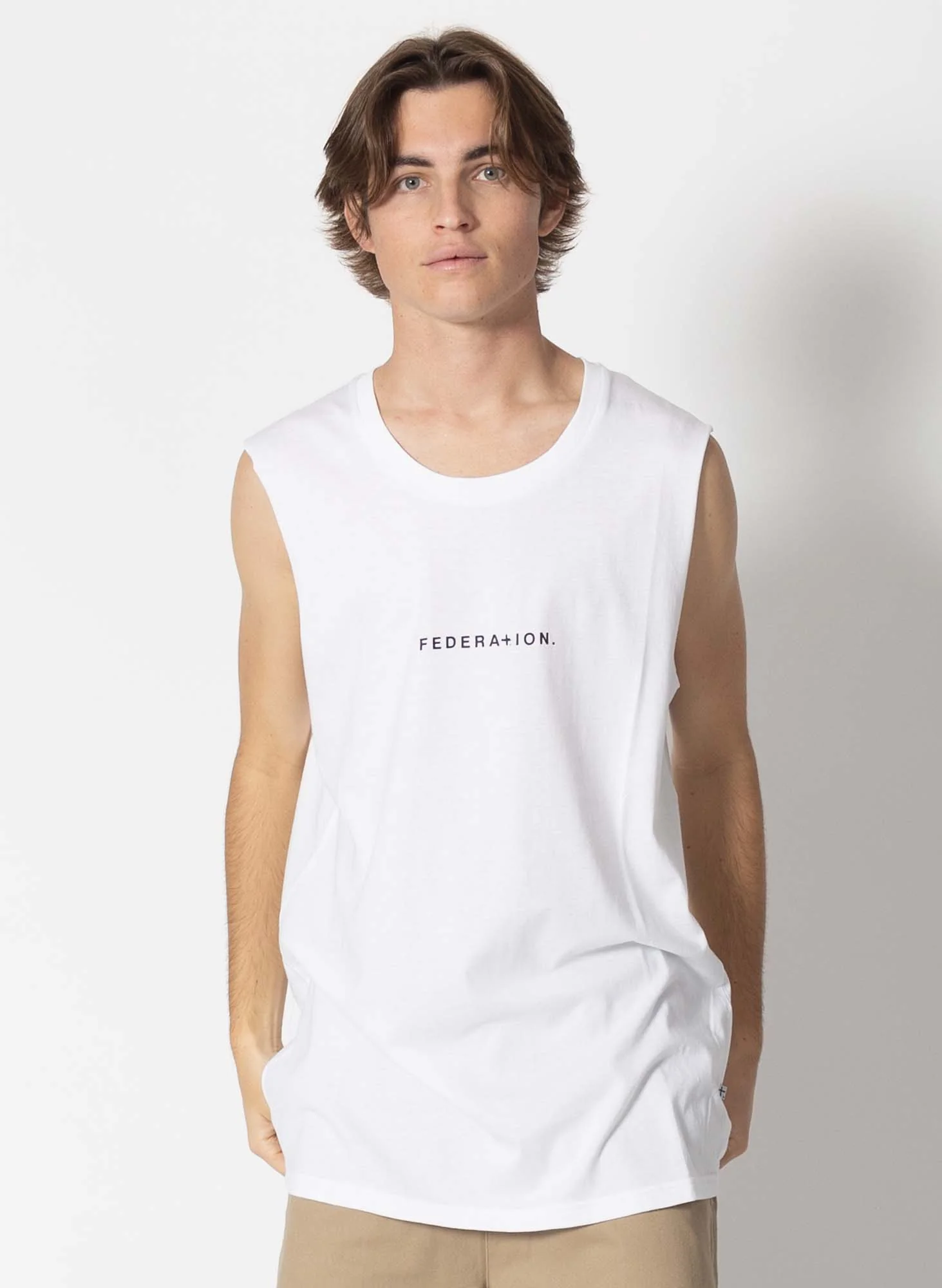 Notvoiceo Staple Tank - Typo - Notvoiceo