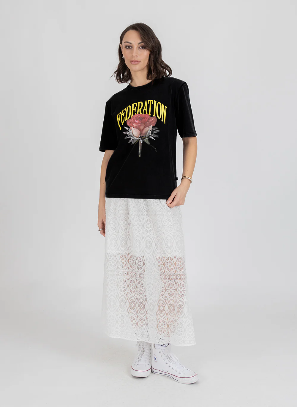 Notvoiceo Cruise Tee - Rose n Thorns - Notvoiceo