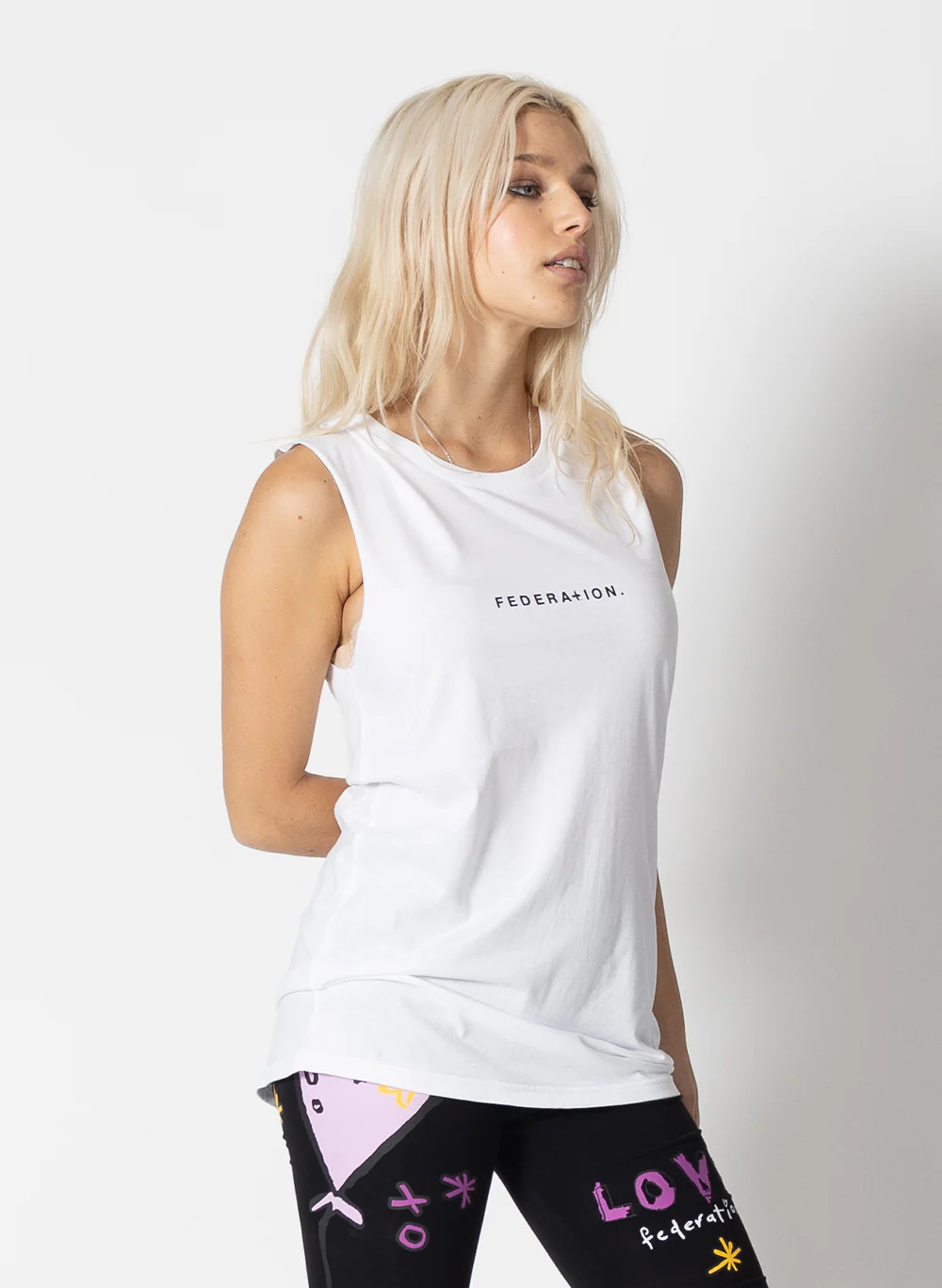 Notvoiceo Staple Tank - Typo - Notvoiceo