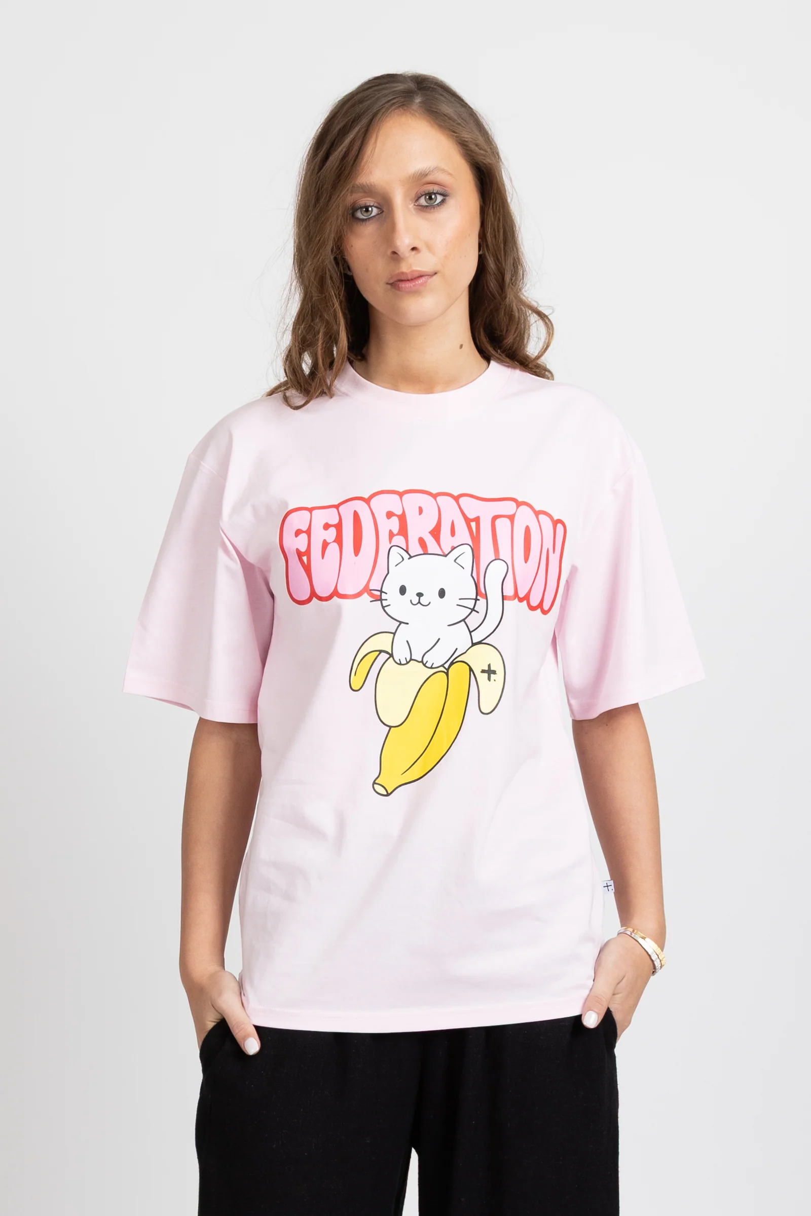Notvoiceo Tour Tee - Banana Cat - Notvoiceo