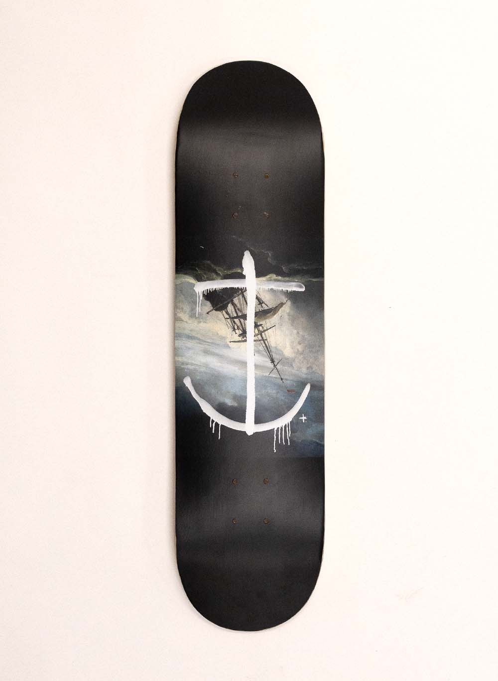 Notvoiceo Skateboard Wall Art - Upside Down Ship - Notvoiceo