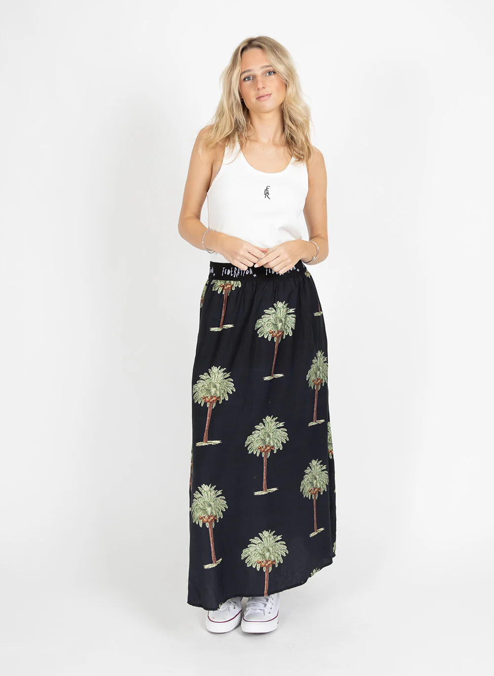Notvoiceo Florence Maxi Skirt - Notvoiceo