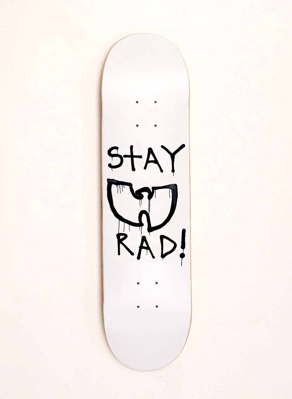Notvoiceo Skateboard Wall Art - Stay Rad - Notvoiceo