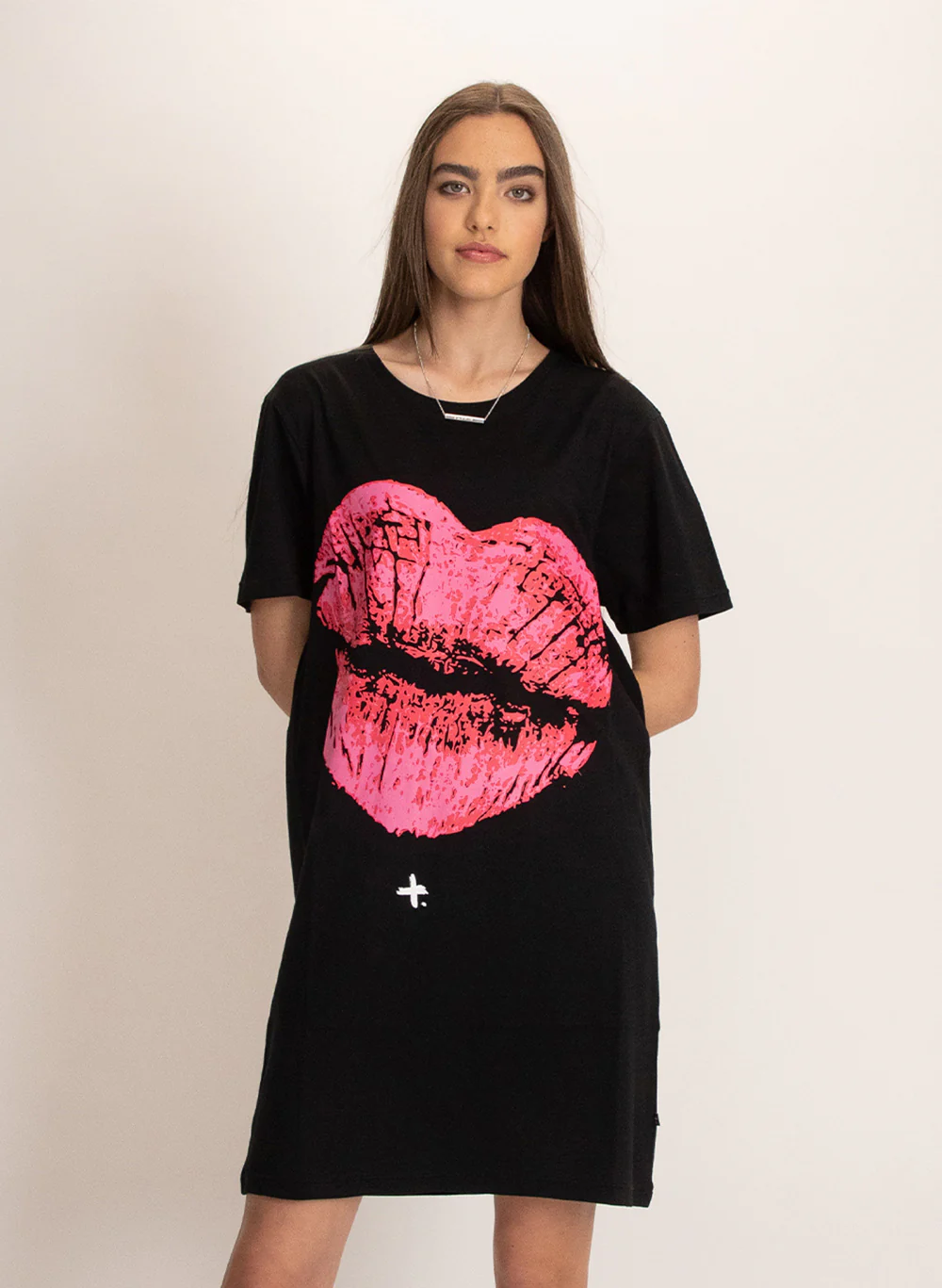 Notvoiceo Rush Dress - Love Lips - Notvoiceo