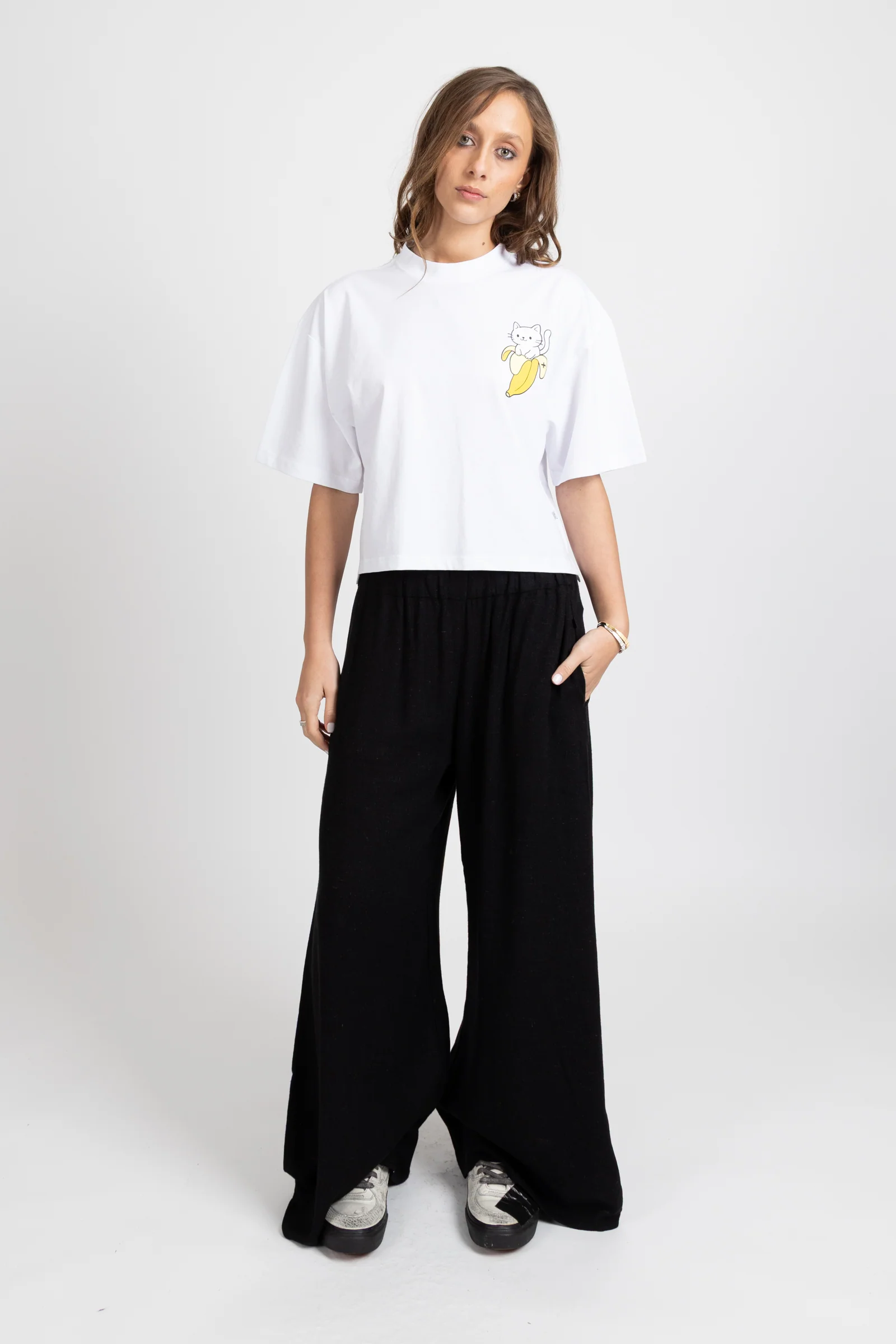 Notvoiceo Yesterday Tee - Banana Cat - Notvoiceo