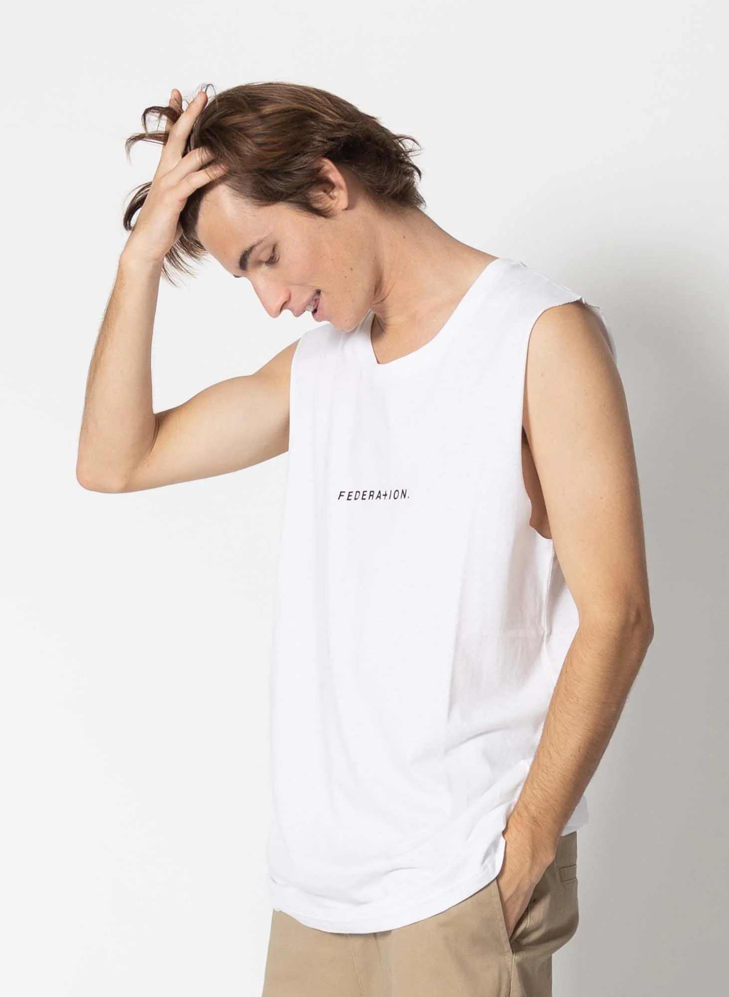 Notvoiceo Staple Tank - Typo - Notvoiceo