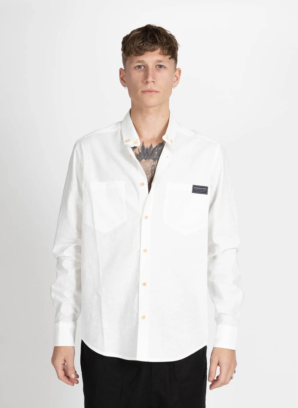 Notvoiceo Linen Sunday Shirt - Notvoiceo