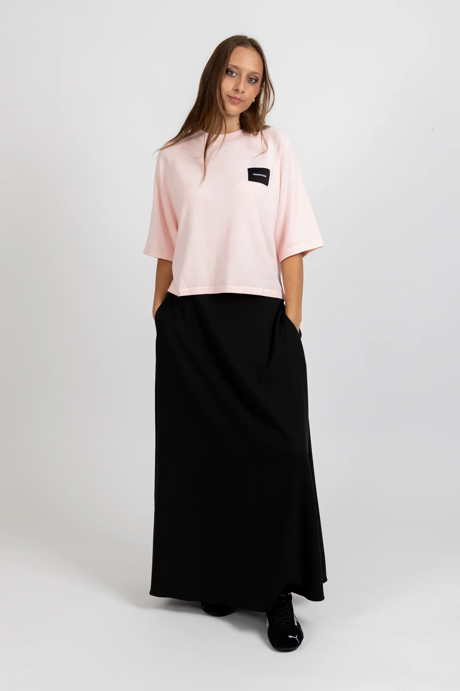 Notvoiceo Badge Knit Top - Notvoiceo